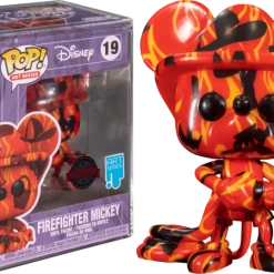 The Amazing Collectables Funko Pop! Mickey Mouse - Firefighter Mickey Artist Series Pop! Vinyl Figure With Pop! Protector #19 Latest Additions