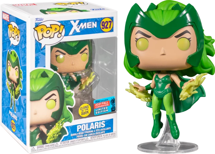The Amazing Collectables Latest Additions Funko Pop! X-Men - Polaris Glow In The Dark #927 (2021 Fall Convention Exclusive) 3 The Amazing Collectables Latest Additions Funko Pop! X-Men - Polaris Glow In The Dark #927 (2021 Fall Convention Exclusive)