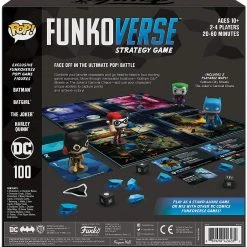 The Amazing Collectables Funkoverse - Batman - Batman, Batgirl, Harley Quinn & Joker Pop! - Strategy Game 4-Pack 14 The Amazing Collectables Funkoverse - Batman - Batman, Batgirl, Harley Quinn & Joker Pop! - Strategy Game 4-Pack