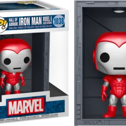 The Amazing Collectables Funko Pop! Iron Man: Hall Of Armor - Iron Man Model 8 Silver Centurion Deluxe #1038 Latest Additions