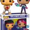 The Amazing Collectables Funko Pop! Street Fighter Vs Fortnite - Ryu & Brite Bomber - 2-Pack