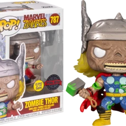 The Amazing Collectables Funko Pop! Marvel Zombies - Thor Zombie Glow In The Dark #787