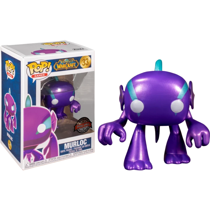 The Amazing Collectables Video Games Funko Pop! World Of Warcraft - Spectral Murloc Blizzard 30th Anniversary Metallic Purple #33 3 The Amazing Collectables Video Games Funko Pop! World Of Warcraft - Spectral Murloc Blizzard 30th Anniversary Metallic Purple #33