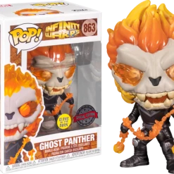 The Amazing Collectables Funko Pop! Infinity Warps - Ghost Panther Glow In The Dark #863 Latest Additions