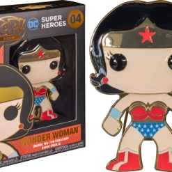 The Amazing Collectables Funko Pop! Wonder Woman - Wonder Woman 4” Enamel Pin #04 Chase Chance!