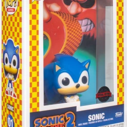 The Amazing Collectables Video Games Funko Pop! Games Cover - Sonic The Hedgehog 2 - Sonic #01