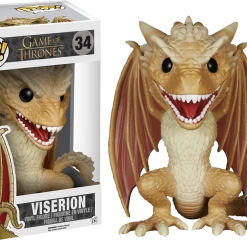 The Amazing Collectables Funko Pop! Game Of Thrones - Viserion 6" Super Sized #34 Television