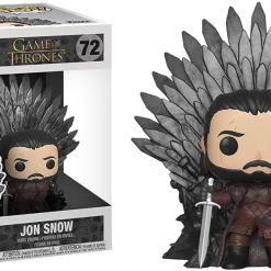 The Amazing Collectables Funko Pop! Game Of Thrones - Jon Snow On Iron Throne Deluxe #72
