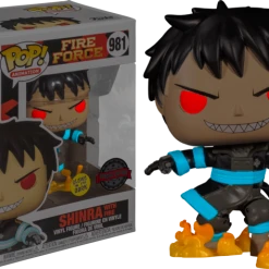 The Amazing Collectables Funko Pop! Fire Force - Shinra With Fire Glow In The Dark #981