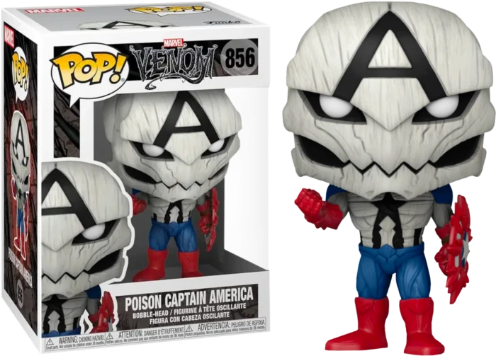 The Amazing Collectables Latest Additions Funko Pop! Venom - Poison Captain America #856 3 The Amazing Collectables Latest Additions Funko Pop! Venom - Poison Captain America #856