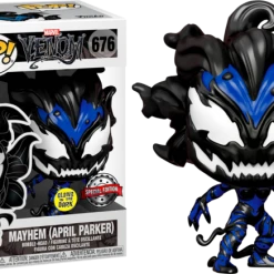 The Amazing Collectables Latest Additions Funko Pop! Spider-Man - April Parker Mayhem Glow In The Dark #676