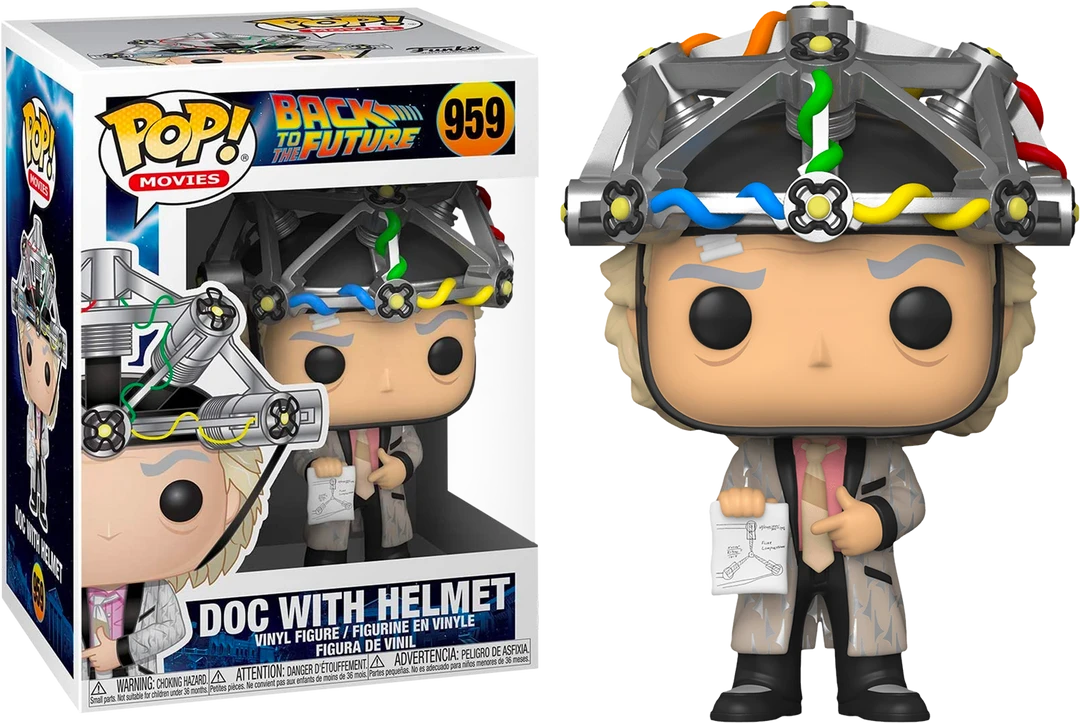 The Amazing Collectables Funko Pop! Back To The Future - Dr. Emmett Brown With Helmet #959 Movies 3 The Amazing Collectables Funko Pop! Back To The Future - Dr. Emmett Brown With Helmet #959 Movies