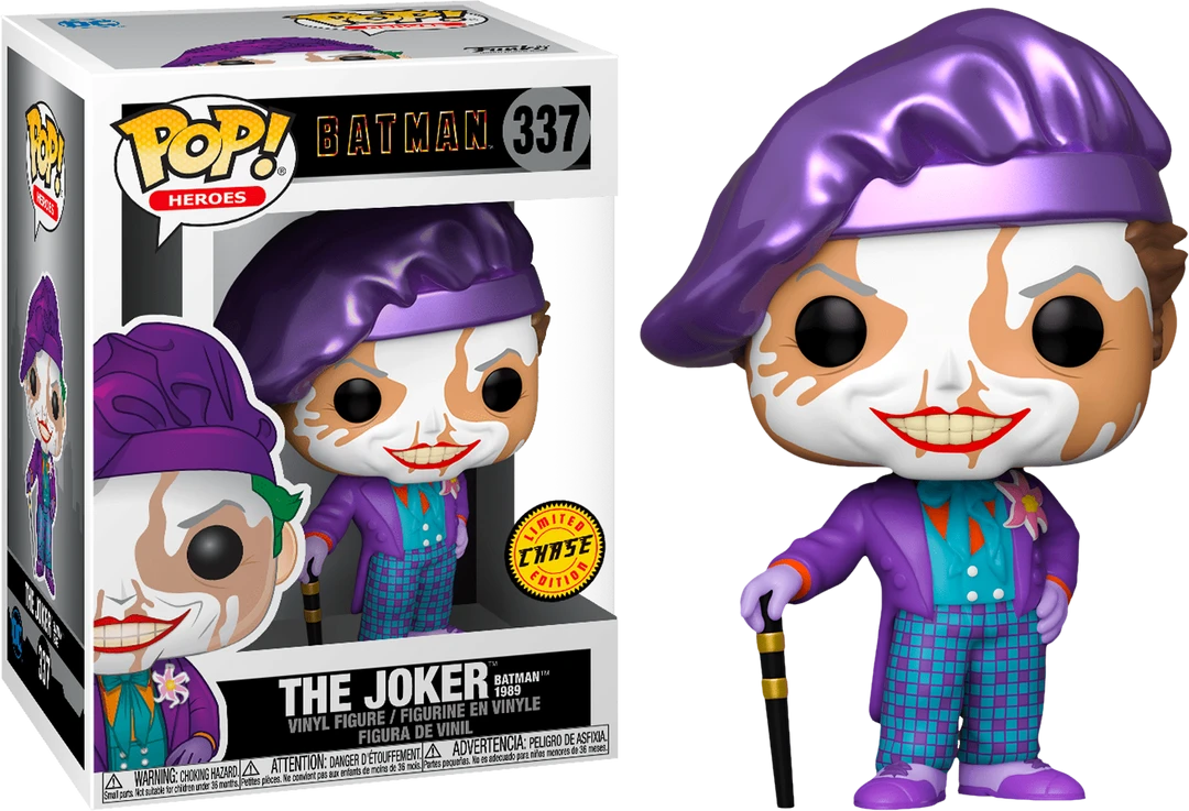 The Amazing Collectables Funko Pop! Batman (1989) - The Joker #337 - Chase Chance Chase Chance! 4 The Amazing Collectables Funko Pop! Batman (1989) - The Joker #337 - Chase Chance Chase Chance!