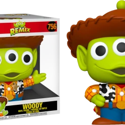 The Amazing Collectables Latest Additions Funko Pop! Toy Story - Alien Remix Woody Pixar Anniversary 10” #756