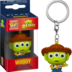 The Amazing Collectables Pop! Keychains Funko Pocket Pop! Keychain - Pixar - Alien Remix Woody