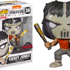 The Amazing Collectables Chase Chance! Funko Pop! Teenage Mutant Ninja Turtles (1984) - Casey Jones Comic #36 - Chase Chance