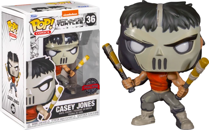 The Amazing Collectables Chase Chance! Funko Pop! Teenage Mutant Ninja Turtles (1984) - Casey Jones Comic #36 - Chase Chance 3 The Amazing Collectables Chase Chance! Funko Pop! Teenage Mutant Ninja Turtles (1984) - Casey Jones Comic #36 - Chase Chance