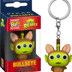 The Amazing Collectables Pop! Keychains Funko Pocket Pop! Keychain - Pixar - Alien Remix Bullseye