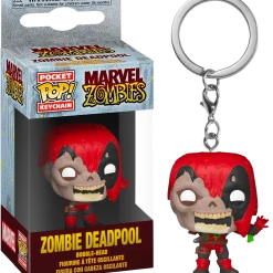 The Amazing Collectables Pop! Keychains Funko Pocket Pop! Keychain - Marvel Zombies - Deadpool Zombie