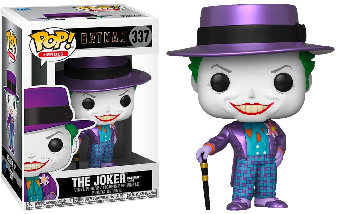 The Amazing Collectables Latest Additions Funko Pop! Batman (1989) - The Joker Metallic #337 3 The Amazing Collectables Latest Additions Funko Pop! Batman (1989) - The Joker Metallic #337