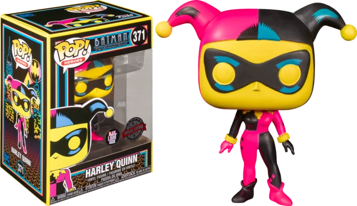 The Amazing Collectables Funko Pop! Batman: The Animated Series - Harley Quinn Blacklight #371 3 The Amazing Collectables Funko Pop! Batman: The Animated Series - Harley Quinn Blacklight #371