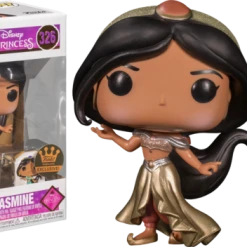 The Amazing Collectables Bundles Funko Pop! Disney Princess - Snow White, Moana, Tiana, Ariel, Jasmine & Aurora Gold Ultimate Princess - Bundle (Set Of 6 + Pin Book)