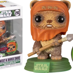 The Amazing Collectables Funko Pop! Star Wars: Across The Galaxy - Wicket W. Warrick Endor With Enamel Pin #290
