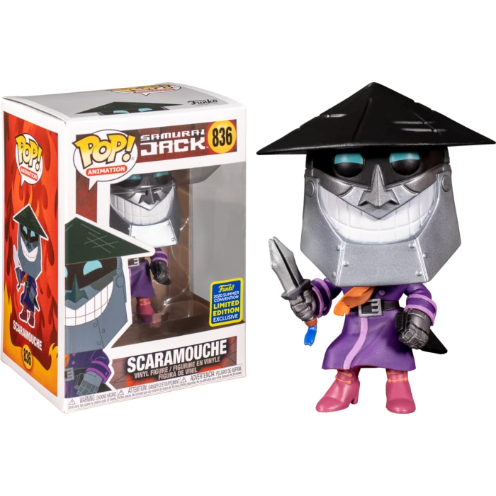 The Amazing Collectables Funko Pop! Samurai Jack - Scaramouche #836 (2020 Summer Convention Exclusive) Animation 3 The Amazing Collectables Funko Pop! Samurai Jack - Scaramouche #836 (2020 Summer Convention Exclusive) Animation