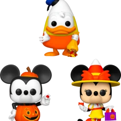 The Amazing Collectables Funko Pop! Disney - Mickey, Minnie & Donald Trick Or Treat Halloween - Bundle (Set Of 3) Bundles