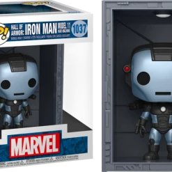 The Amazing Collectables Latest Additions Funko Pop! Iron Man: Hall Of Armor - Model 11 War Machine Metallic Deluxe #1037