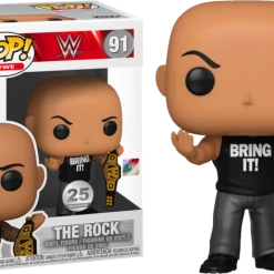 The Amazing Collectables Funko Pop! WWE - The Rock With Championship Belt #91