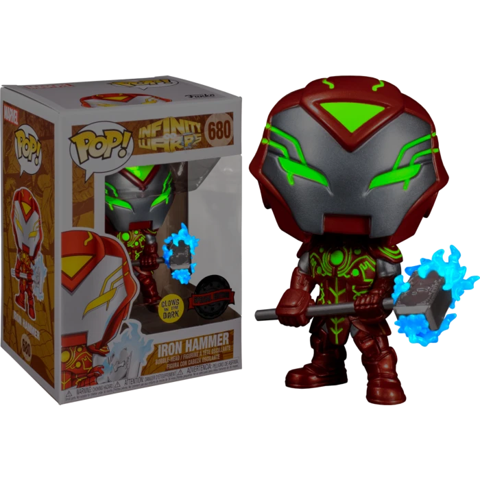 The Amazing Collectables Latest Additions Funko Pop! Infinity Warps - Iron Hammer Glow In The Dark #680 4 The Amazing Collectables Latest Additions Funko Pop! Infinity Warps - Iron Hammer Glow In The Dark #680
