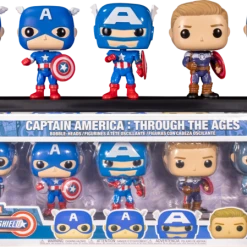 The Amazing Collectables Latest Additions Funko Pop! Marvel: Year Of The Shield - Captain America Through The Ages - 5-Pack