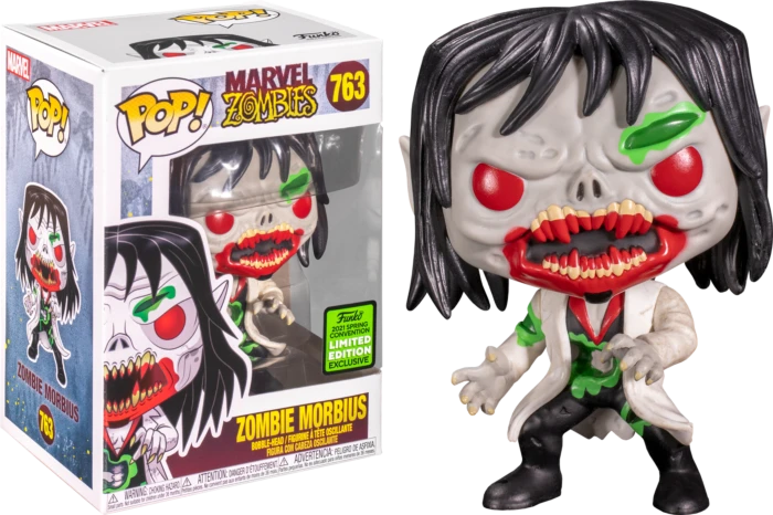 The Amazing Collectables Funko Pop! Marvel Zombies - Morbius Zombie #763 (2021 Spring Convention Exclusive) Latest Additions 3 The Amazing Collectables Funko Pop! Marvel Zombies - Morbius Zombie #763 (2021 Spring Convention Exclusive) Latest Additions