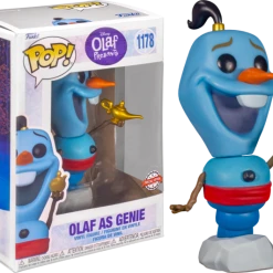 The Amazing Collectables Funko Pop! Olaf Presents: Aladdin - Olaf As Genie #1178 Latest Additions