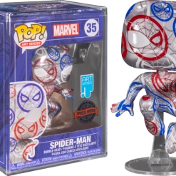 The Amazing Collectables Funko Pop! Spider-Man - Spider-Man Patriotic Age Artist Series With Pop! Protector #35 Latest Additions
