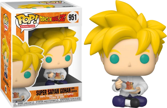 The Amazing Collectables Funko Pop! Dragon Ball Z - Super Saiyan Gohan With Noodles #951 Animation 3 The Amazing Collectables Funko Pop! Dragon Ball Z - Super Saiyan Gohan With Noodles #951 Animation