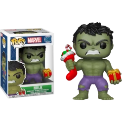 The Amazing Collectables Funko Pop! Hulk - Hulk With Christmas Stocking #398
