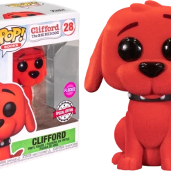 The Amazing Collectables Latest Additions Funko Pop! Clifford The Big Red Dog - Clifford Flocked #28