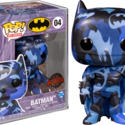 The Amazing Collectables Latest Additions Funko Pop! Batman - Batman Blue & Black Artist Series With Pop! Protector #04