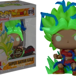 The Amazing Collectables Chase Chance! Funko Pop! Dragon Ball Super - Super Saiyan Kale With Energy Base #819 - Chase Chance