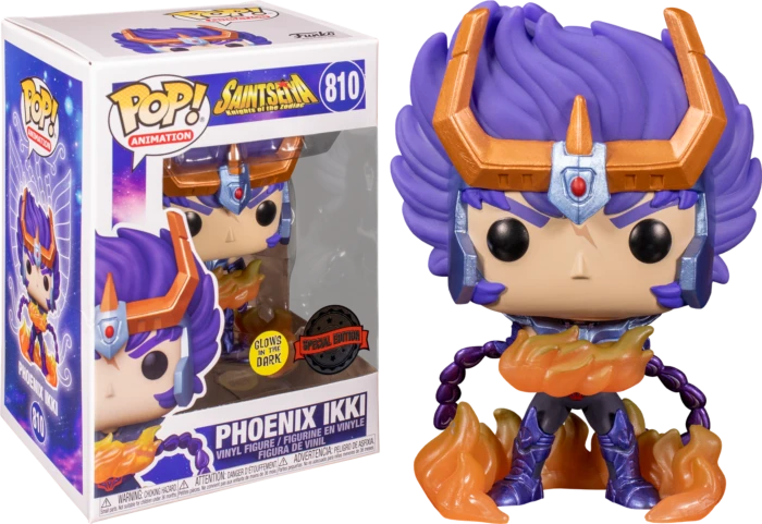 The Amazing Collectables Funko Pop! Saint Seiya: Knights Of The Zodiac - Phoenix Ikki Glow In The Dark #810 4 The Amazing Collectables Funko Pop! Saint Seiya: Knights Of The Zodiac - Phoenix Ikki Glow In The Dark #810