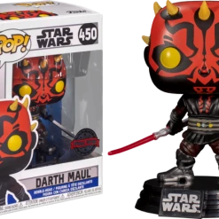 The Amazing Collectables Funko Pop! Star Wars: Clone Wars - Darth Maul With Darksaber #450