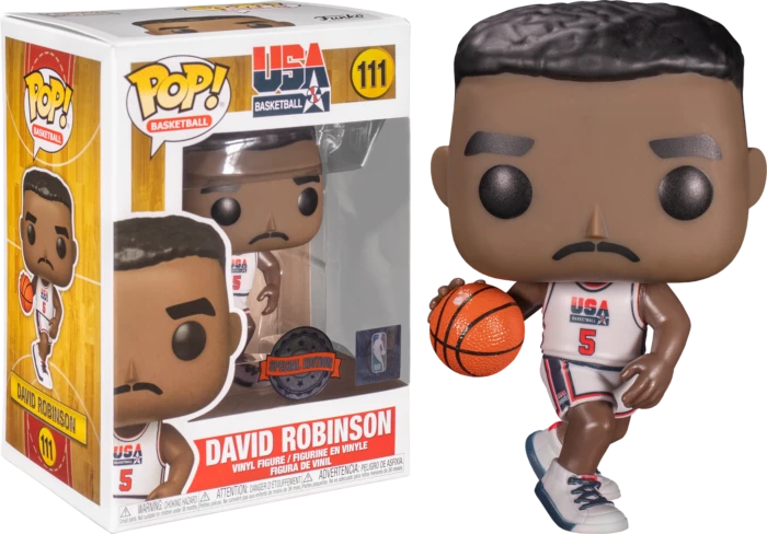 The Amazing Collectables Funko Pop! NBA Basketball - David Robinson 1992 Team USA Jersey #111 Sports 3 The Amazing Collectables Funko Pop! NBA Basketball - David Robinson 1992 Team USA Jersey #111 Sports