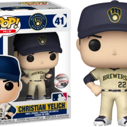 The Amazing Collectables Funko Pop! MLB Baseball - Christian Yelich Milwaukee Brewers #41