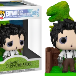 The Amazing Collectables Movies Funko Pop! Edward Scissorhands - Edward Scissorhands With Dinosaur Hedge Deluxe #985