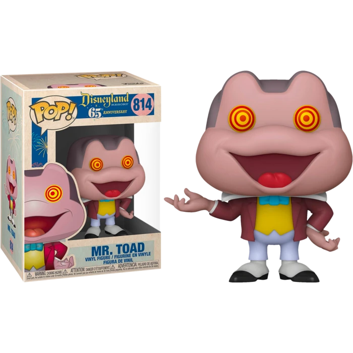 The Amazing Collectables Funko Pop! The Adventures Of Ichabod And Mr. Toad - Mr. Toad With Spinning Eyes Disneyland 65th Anniversary #814 Latest Additions 3 The Amazing Collectables Funko Pop! The Adventures Of Ichabod And Mr. Toad - Mr. Toad With Spinning Eyes Disneyland 65th Anniversary #814 Latest Additions