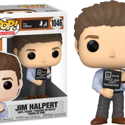 The Amazing Collectables Television Funko Pop! The Office - Jim Halpert With Nonsense Sign #1046