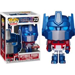 The Amazing Collectables Funko Pop! Transformers (1984) - Optimus Prime Metallic #22