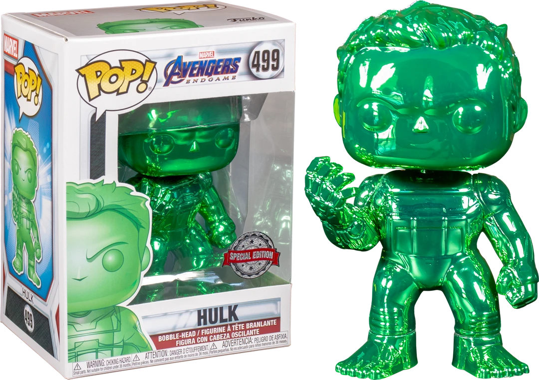 The Amazing Collectables Funko Pop! Avengers 4: Endgame - Hulk With Nano Gauntlet Chrome 6” - Bundle (Set Of 6) Bundles 8 The Amazing Collectables Funko Pop! Avengers 4: Endgame - Hulk With Nano Gauntlet Chrome 6” - Bundle (Set Of 6) Bundles